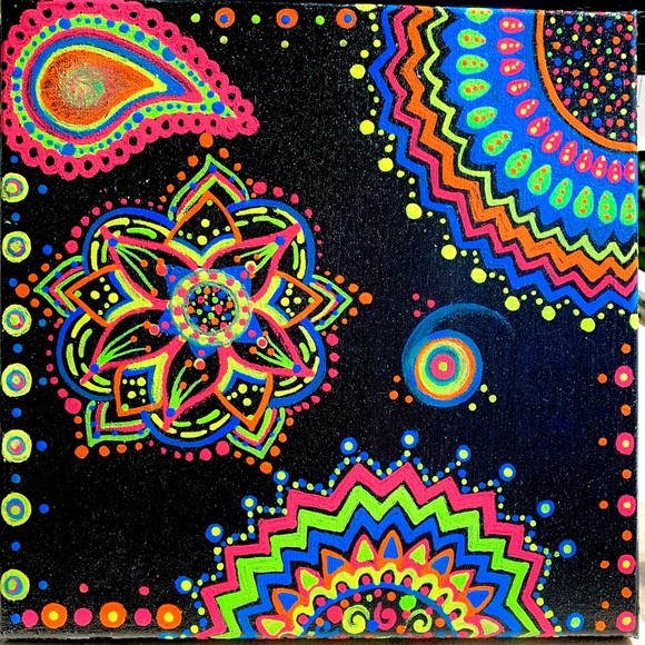 Sparkly Abstract Acrylic painting - Picture 1 of 1